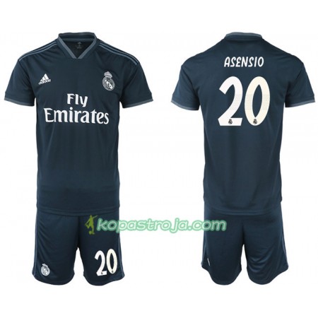 Billiga Fotbollströjor Real Madrid ASENSIO 20 Barn Borta tröja 2018/19 Kortärmad